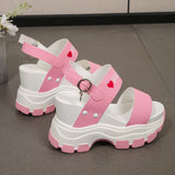 Summer Thick-soled Sandals for Women 2026 New Fashion Non Slip Beach Shoes Woman Lightweight Casual Platform Plus Size Sandals