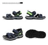 Summer Men's Sandals Trendy Casual Outdoor Sport Shoes for Holidays Beach Breathable Wear-Resistant Hiking & Walking Sandals