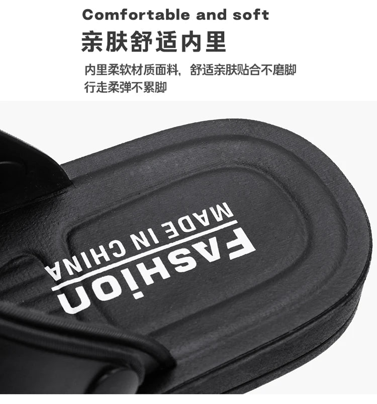 Summer Men's Sandals Leisure Beach Shoes Male Holiday Slippers Outdoor Retro Comfortable Casual Sandals leather Men Slippers