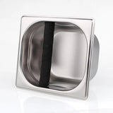 Coffee Knock Box Stainless Steel Wood Coffee Grounds Container Box Barista Coffee Residue Bucket Grind Waste Bin