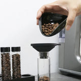 Coffee Beans Storage Container Tube Display Rack One-Way Exhaust Valve Single Dose Tea Bottle Glass With Funnel Barista Tools
