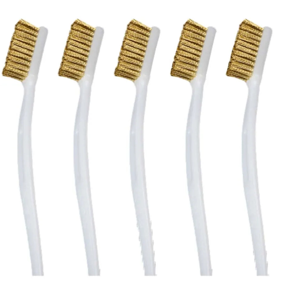 Seleadlab 5pcs Copper Wire Toothbrush For 3D Printer Tools Nozzle Cleaning Copper Brush Handle Voron 2.4 Trident