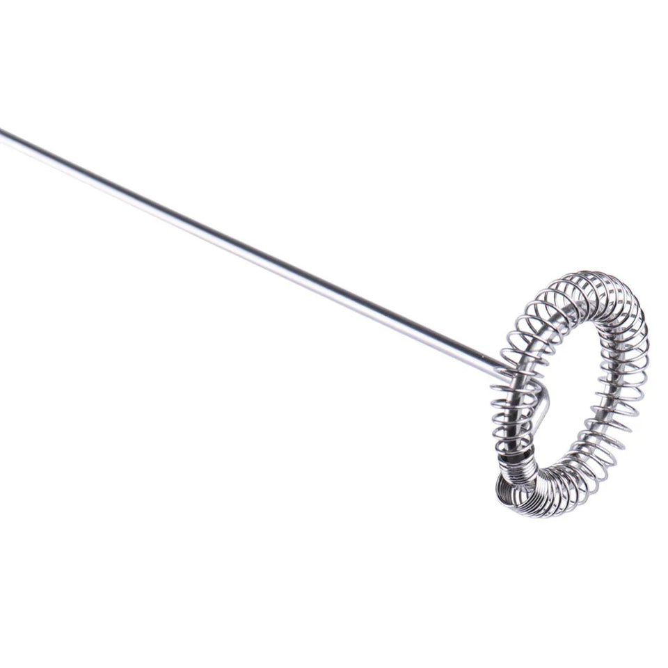 Electric Egg Beater Milk Frother For Coffee Household Kitchen Mini Stainless Steel Coffee Milk Tea Blender