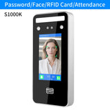 AI-Powered Biometric Fingerprint and Face Recognition 4.3in Turnstile Card Reader for Time Attendance and Access Control