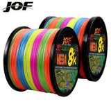 JOF X8 PE Braided Fishing Line Pesca Carp Multifilament Fly Wire Japanese Saltwater 1000M 500M 300M 18LB-78LB
