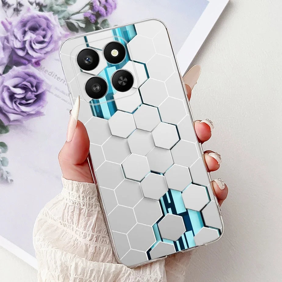 For Honor 400 Smart 5G Case LGN-NX1 Cute Cartoon Painted Cover Soft Slim Phone Case For Honor X7d HonorX7d Honor400 Smart Fundas