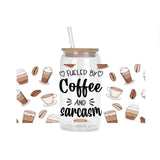 Coffee vibe Series easy peel waterproof DIY decoration decals 3D transfers uvdtf crystal sticker 16oz uv dtf cup wraps