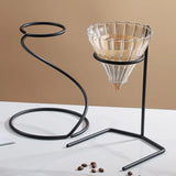 Coffee Hand Brewing Rack V-shaped Drip Filter Cup Holder Metal Coffee Stand Multi-purpose Coffee Filter Cup Holder