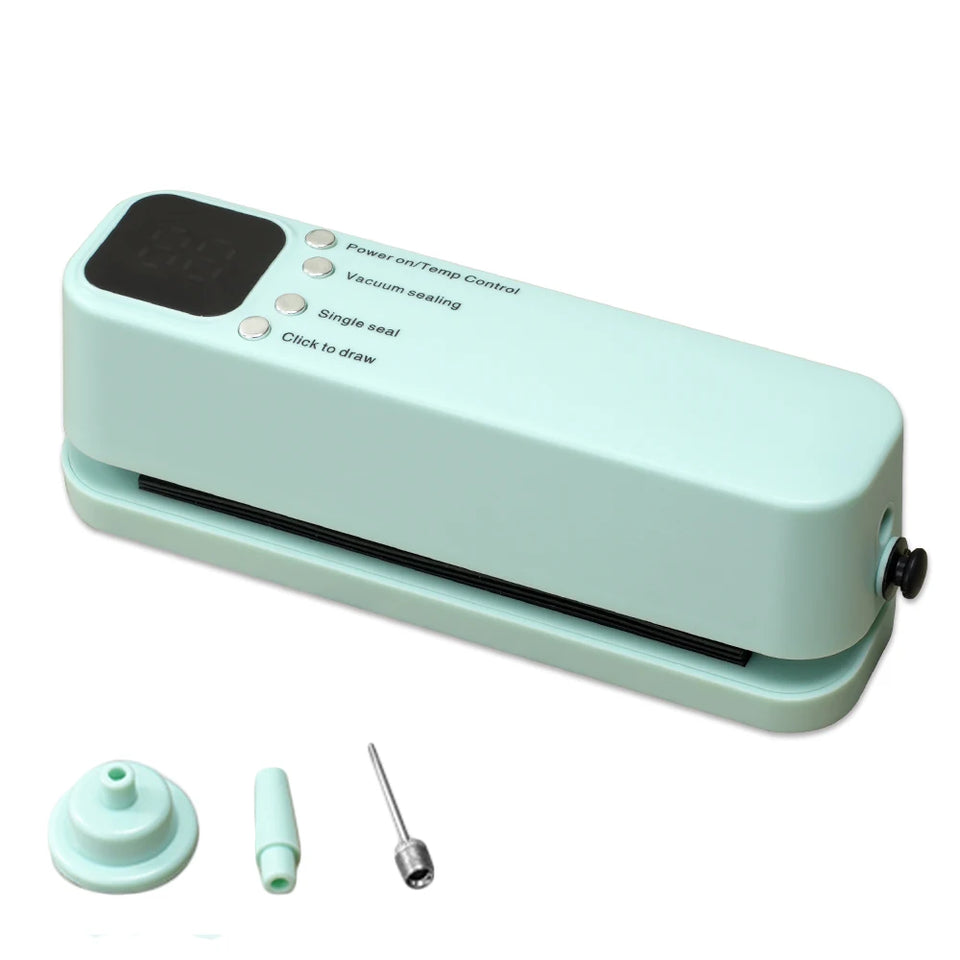 Plastic Bags Sealer Food Packaging Bag Sealing Machine Mini Sealer Portable Heat Bag Sealer Rechargeable Food Bag Thermal Sealer