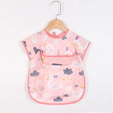 Baby Apron Bibs Toddler Long Sleeve Scarf Waterproof Art Smock Feeding Bib Infant Boys Girls Kid Burp Cloth Bandana New Arrivals
