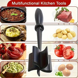 Handheld Meat Grinder & Blender Effortless Rice Grinding Meat Mincing Chopping Multifunctional Kitchen Tool