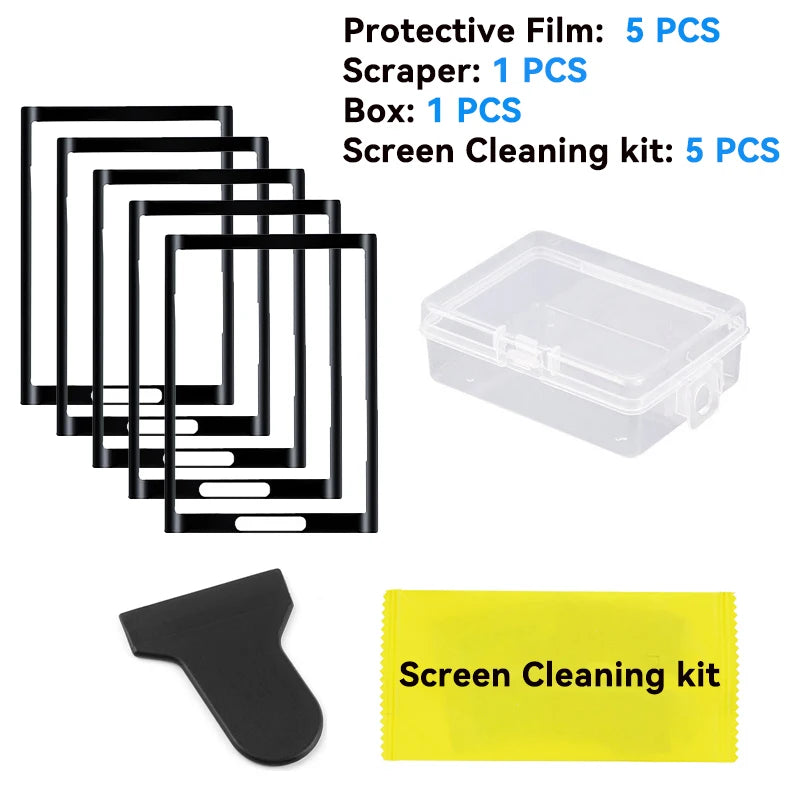 For Insta 360 X4 X5 Screen Protector Film for Insta360 X5 X4 Accessories  LCD Display Film Ultra HD Scratch Resistant