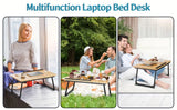Tray table, notebook computer and writing table, dining table and notebook computer bed support