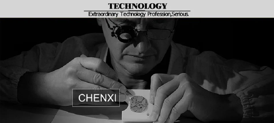 CHENXI Top Brand Luxury Watches for Mens Creative Fashion Luminous Dial with Chronograph Clock Male Casual Wristwatches
