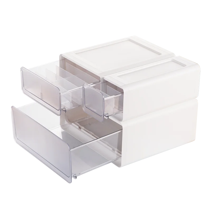 Organization Storage Clothing Closet Organizer System Containers Transparent Storage Box With Compartments