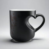 Color Changing Funny Mug Magic Coffee Tea Heat Changing Sensitive Cup Design Drinkware Ceramic Mugs Valentine's Love Gift Idea