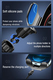 For Jaguar XE 2015 2016 2017-2021 Magnetic Car Phone Holder Magnet Mount Wireless Charging Phone Stand Customized Bracket Base