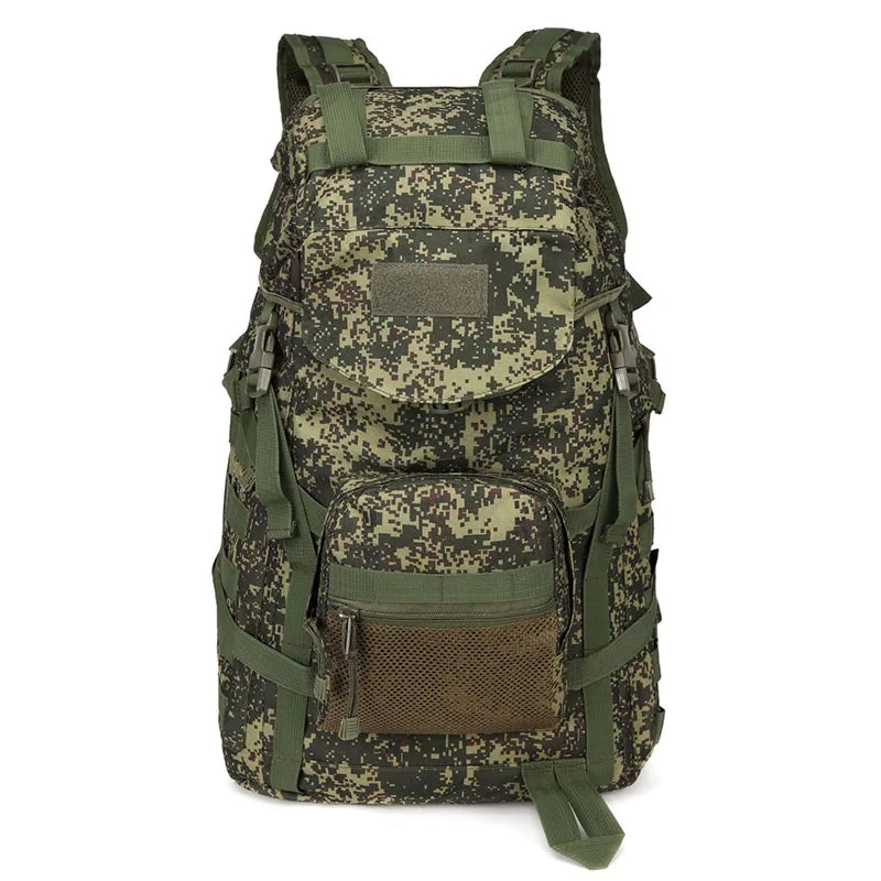 60L Russian EMR Camouflage Bag Camping Mountaineering Rucksack Travel Cycling Tactical Attack Backpack Hiking Bags