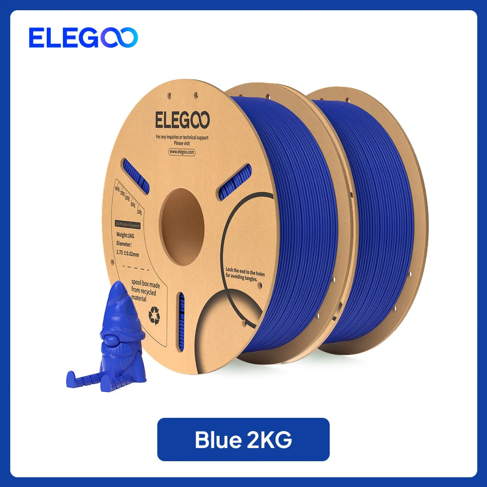 ELEGOO 2KG/4KG/5KG/10KG 1.75mm PLA Filament Plastic 3D PLA for EU US
