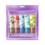 5pcs Plant Fruit Fragrance Hand Cream Sets Moisturizing Handcream Set Hand Care Nourishing Anti Chap Skin Care for Foot