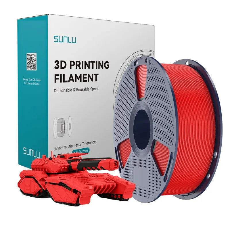 SUNLU 1KG High Speed PLA 3D Printer Filament 1KG 1.75mm ±0.02MM High Flow Speedy 3D Printer Filament Designed for Fast Printin