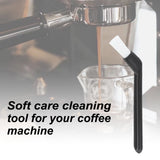 Serviceable Shock Absorption Coffee Knock Box with Espresso Cleaning Brush, Removable Knock Bar Espresso Dump Bin