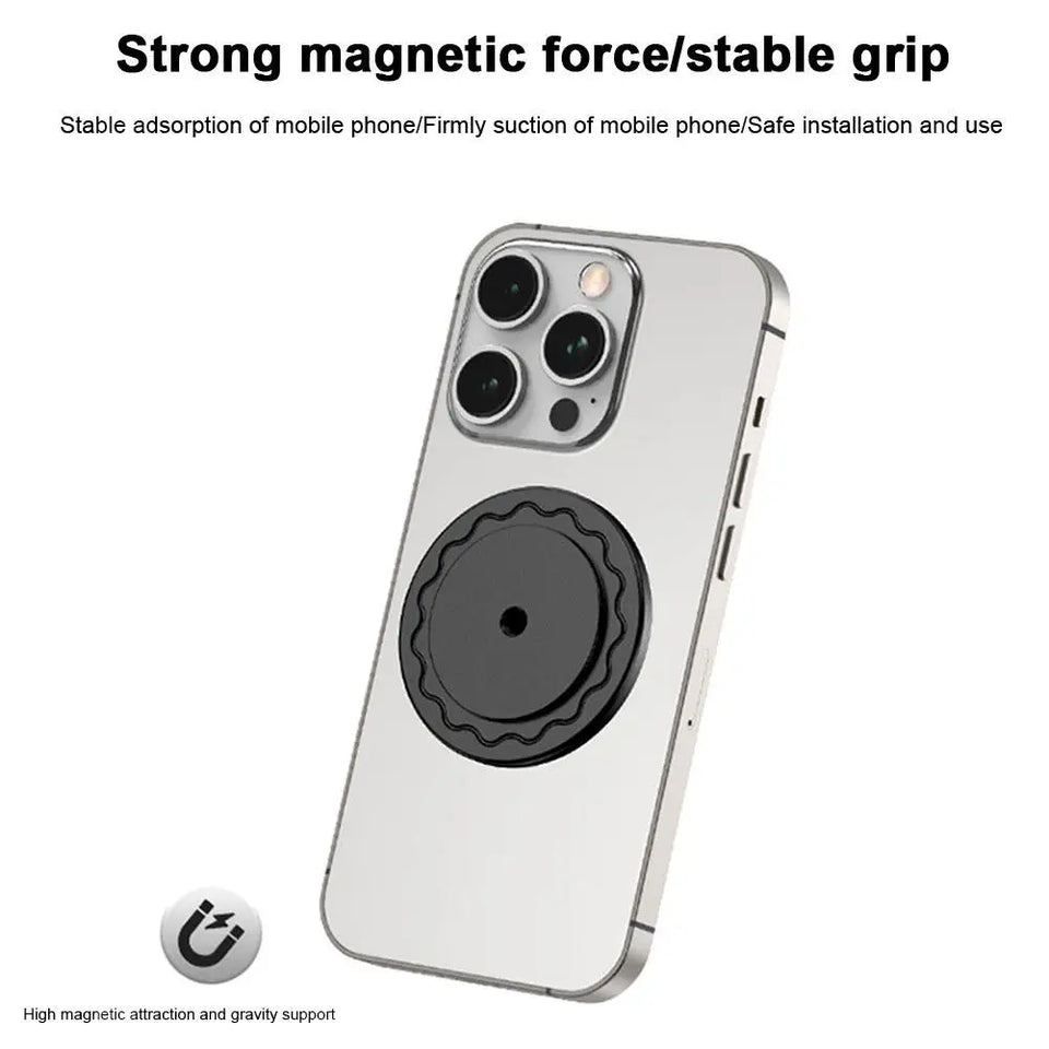Cellphone Magnetic Base With 1/4 Screw Hole For MagSafe 13 14 15 Pro Phone Stand Magnet Car Phone Holder Accessories