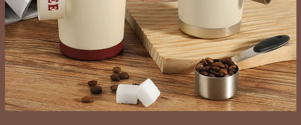 Ceramic Lined Insulated Cup Travel Coffee Cup with Sealed Lid Reusable Ceramic Lining High Aesthetic Value