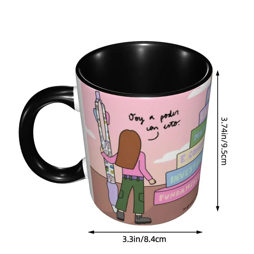 Pink Doctor Nurse Coffee Mugs DIY Customized Enfermera En Apuros Ceramic Milk Tea Mug Cup
