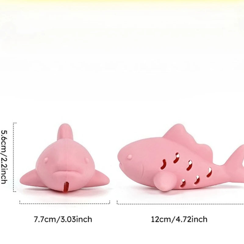 Cat Interactive Chew Toy Pet Food Leakage Simulated Fish Bite-resistant Kitten Toy Teeth Grinding Chewing Cat Toy Supplies