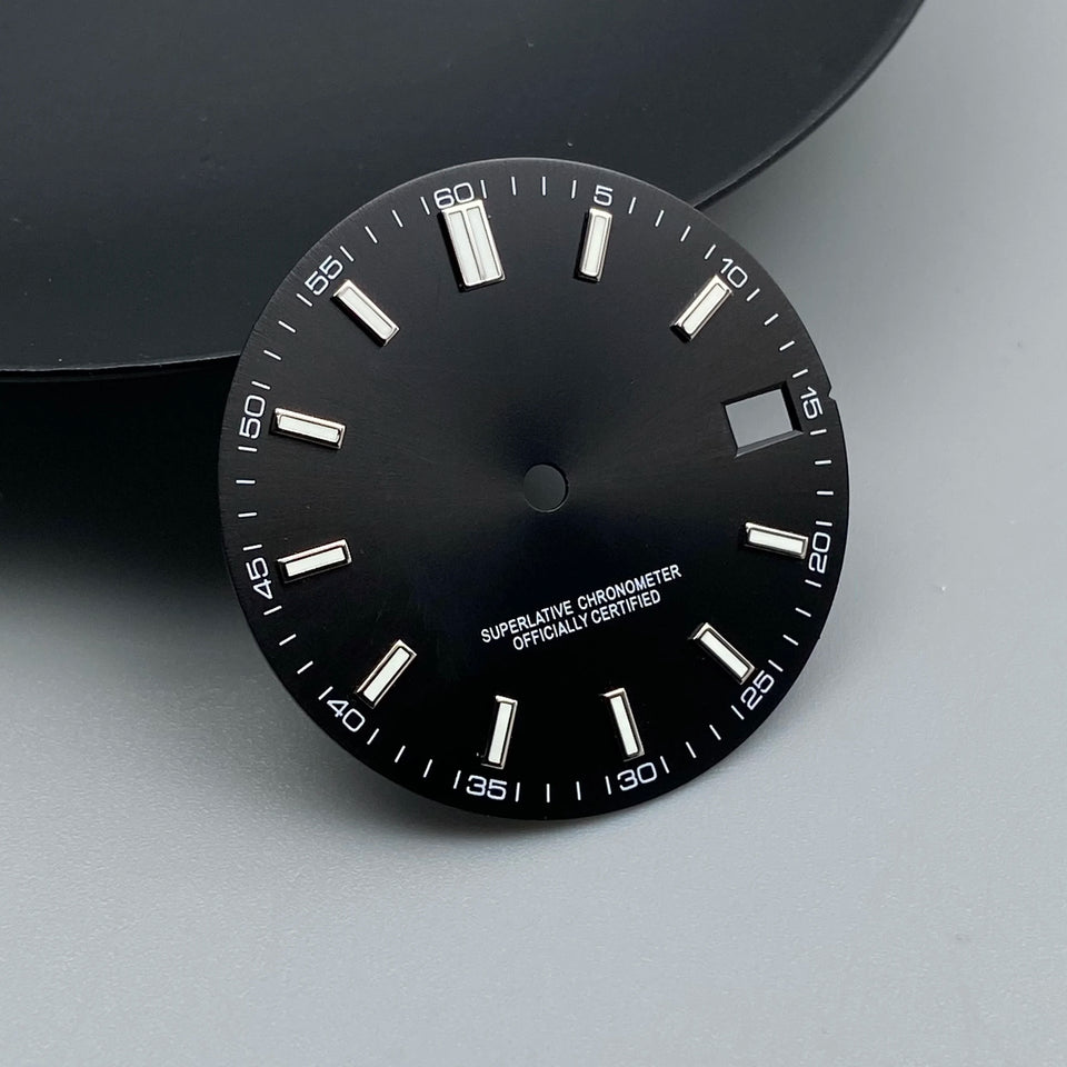 New arrivals 36mm watch case Engine Turned BEZEL for AK Parts Replacemet Fits 28.5mm Dial NH35/36 Movement Modification Parts