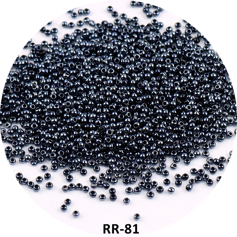 Golden 15/0 Japanese Seedbeads 1.5mm Uniform Metallic Bronze Round Spacer Glass Beads For DIY Jewelry Making Garments Accessory