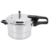 Aluminum Pressure Cooker with Steaming Plate Pressure Cooker Household Stovetop Pressure Canner for Gas and Induction Stoves