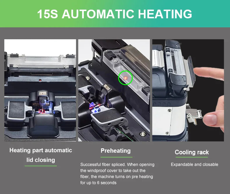 Signalfire AI-9 AI-5 Pro AI-6C+ AI-6A+ AI-20 AI-30 Multi-language Fiber Optic Splicing Machine Optical Fiber Fusion Splicer