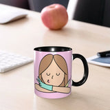 Pink Doctor Nurse Coffee Mugs DIY Customized Enfermera En Apuros Ceramic Milk Tea Mug Cup