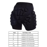 3D Snowboard Butt Pad Guard Winter Skating Protective Hip Pad Snowboarding Impact Shorts Ski Ice Skating Roller Snowboard Gear