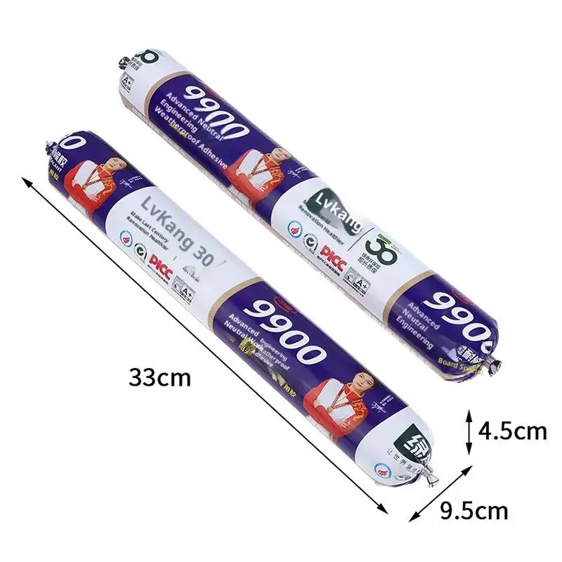 Silicone Adhesive Waterproof Sealant Door And Window Edge Sealing Glass Adhesive Weatherproof Fast-drying Transparent