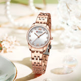 New stock! ! Women Bracelet Watches Steel belt Love Steel belt Rhinestone Quartz Wrist Watch Luxury Fashion Watch for women