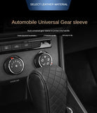 High Quality Car Shift Handle Cover PU Leather Non-slip Wear-resistant Universal Car Automatic Gear Sheath Car Decoration