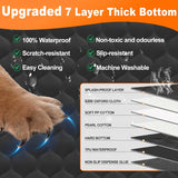 Waterproof Pet Travel Accessories Foldable Dog Car Seat  Car Pet Seat Safety Hammock Trunk Mat Car Rear Back Seat Protector