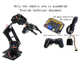 Robotic Arm Kit 6 Dof Programming Robotic Arm DIY kit for Arduino Raspberry Pi Robot For UNO/ESP32 Open Source Code and Tutorial