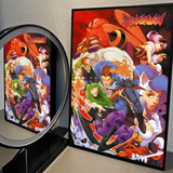 Darkstalkers Morrigan Aensland DIY Sticky Poster Waterproof Paper Sticker Coffee House Bar Home Decor