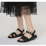 Women's summer new thick-soled sandals with a comfortable feel, non-tiring for the feet, soft-soled, fashionable, non-slip beach