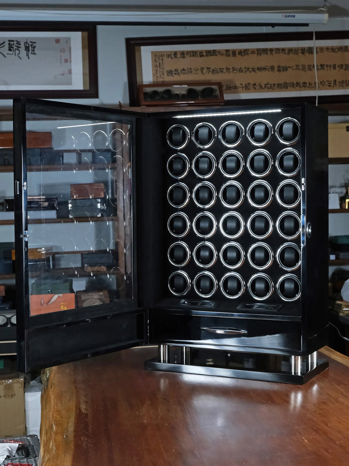 Watch Winder Mechanical watch, self swinging device, rotating device, fingerprint unlocking, automatic winding device, watch box