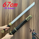 Chinese Ancient Zhao Yun Spear Sword Gun Weapons Three Kingdoms Role Playing Model Boys Toys Prop Knife Kids Gift Cosplay 1:1