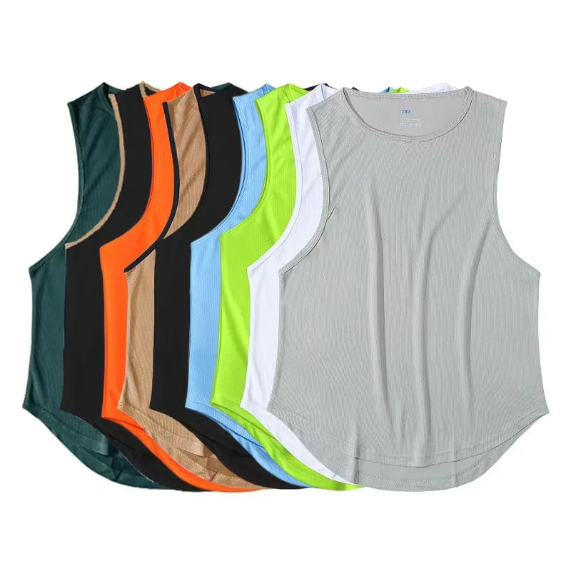 Men's sports vests, customize your number and logo, team uniforms, breathable and sweat-wicking lightweight sweatshirt tops
