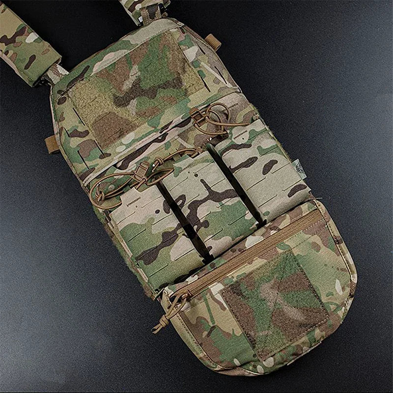 Outdoor Tactical JPC/CPC Vest/Tactical Chest Pouch Chest Expanded Lower Belly molle FC Large Sub-Pouch Tactical Emergency bag