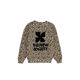 Children Sets New 25 Autumn and Winter Cute Leopard Print Long Sleeved Polo Shirt Dress for Girls Boys Cotton Sweatshirt Skirts