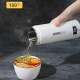 Portable Electric Kettles Tea Coffee Kettle Mini Travel Boil Water Stewable Keep Warm Appliances Thermo Anti-Scald Bottle