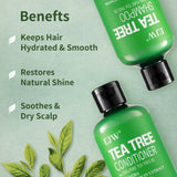 Tea Tree Oil Shampoo and Conditioner  Set| Refreshes Scalp, Soothes,Cleanses  Buildup, Clarifying for Oily Hair|Pure Tea Tree